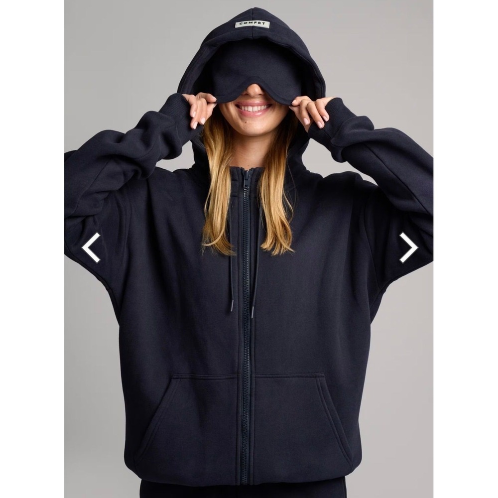 NEW IN BAG Comfrt Airplane Mode Zip Up Hoodie